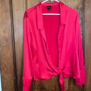 sup button tie up shirt